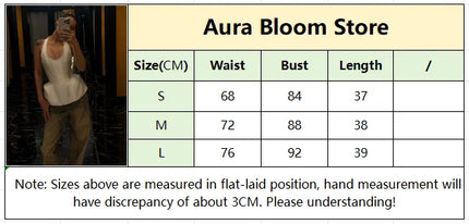Retro Sleeveless Corset Halter Vest Women Casual Off-shoulder U-neck Waist Cinching Slim Short Top 2026 Lady High Street Tops