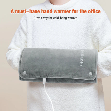 USB Graphene Electric Heating Pad Portable Foot Heater Winter Hand Warmer Abdomen Waist Back Thermal Blanket Warming Mat 30x50cm