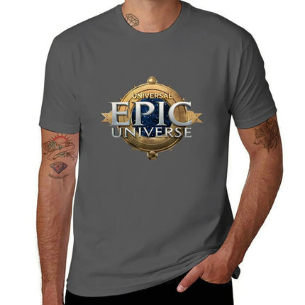Universal Epic Universe Logo T-Shirt - UNIVERSAL DESTINATIONS & EXPERIENCES T-Shirt Blouse blacks t shirts for men pack