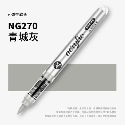 GRASP 120/1 Colors Acrylic Marker Pens Waterproof Pen Soft Brush Nib Student Art for Glass Stone Art School Supplies Stationery
