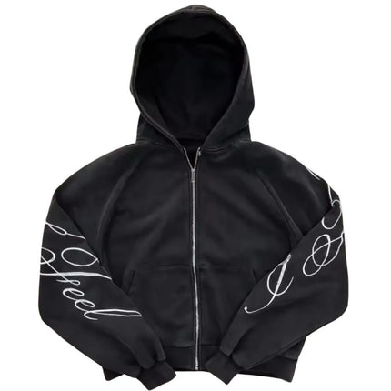 European and American new winter y2k simple and loose street wear letter printed hoodie for both men and women