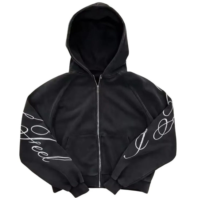 European and American new winter y2k simple and loose street wear letter printed hoodie for both men and women