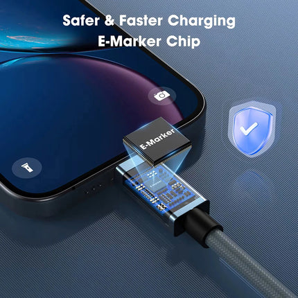 40gbps thunderbolt4 type c 240w USB4 fast charging cable 0.2m- 2m 3m thunderbolt 3 USB c data transfer cable 8K for MacBook Dock