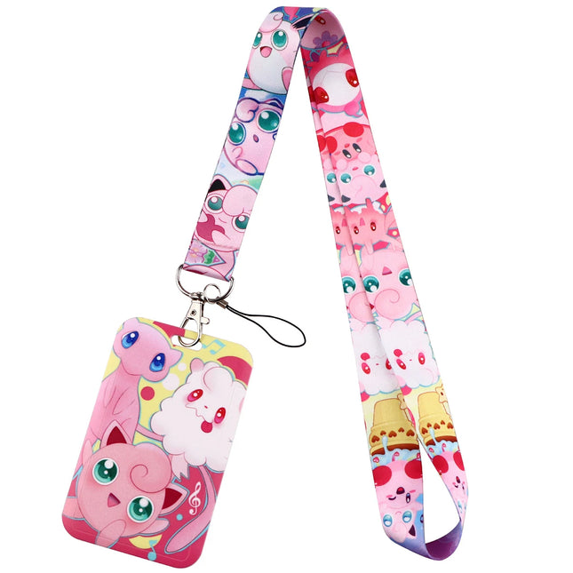 Cute Anime Credential Holder Cool Game Elf Lanyards for Key Neck Strap for Card Badge Gym Keyring Accessories Gifts for Friends