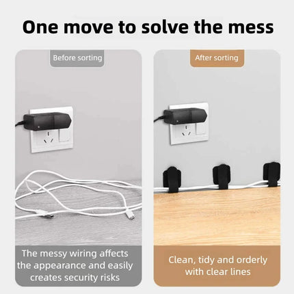 Reusable Cable-Ties Velcro-Ties 1/2/5m Self-Adhesive Power-Cord Holder Adjustable Cord-Storage Desktop-Organiser Manager Hardwar