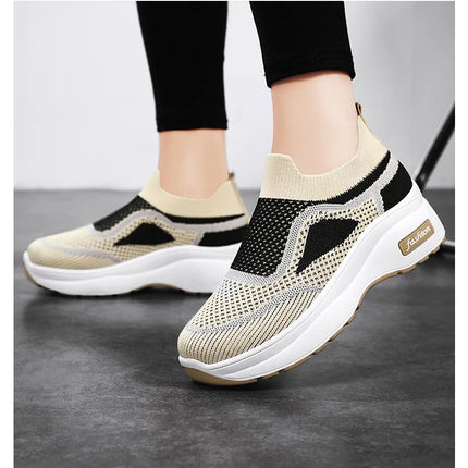 Women's Luxary Chunky Sneakers 2025 trend Fashion Mesh Breathable Shoes for women Sports Running Casual Ladies Fitness Vulcanize