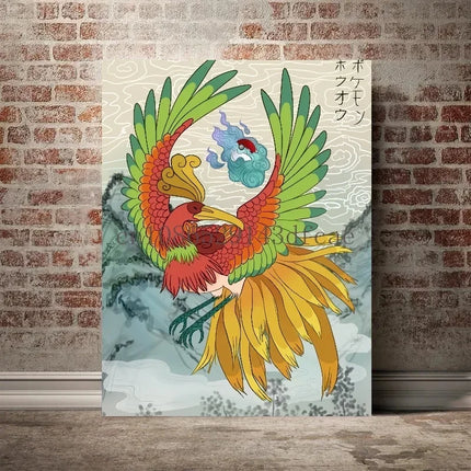 Print on Canvas Pokemon Empoleon Wall Art Home Modern Living Room Friends Gifts Decoration Paintings Decorative Aesthetic Poster
