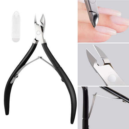 1Pcs Nail Cuticle Nipper Dead Skin Remover Scissor  Stainless Steel Tweezer Clipper Manicure Professional Tool Trimmer
