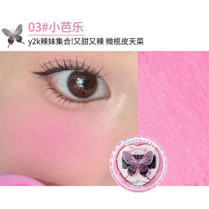 Flortte Air Powder Blush Cream Highlight Natural Nude Repair Brightening Face Thin Glitter Pure Desire Makeup With Puff