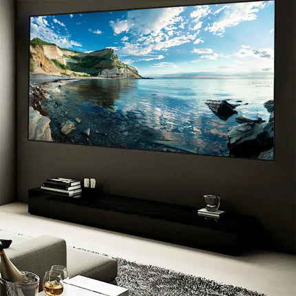PetStar White Fixed Frame Screen – Engineered for Triple Laser | Anti-Speckle Surface for True-to-Life Image