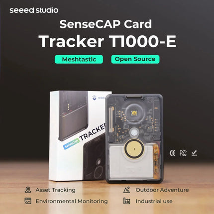 Sensecap T1000 E Meshtastic 868MHz Tracker Lora with LR1110,nRF52840,AG3335 GPS, IP65 Indoor&Outdoor Positioning, Motion Sensor