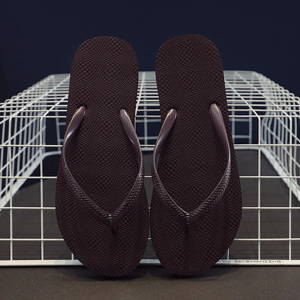Flip Flops Trendy Summer Outerwear Fashionable Clip On Beach Slippers Anti Slip Couple'S Splint Slippers Leisure Convenience