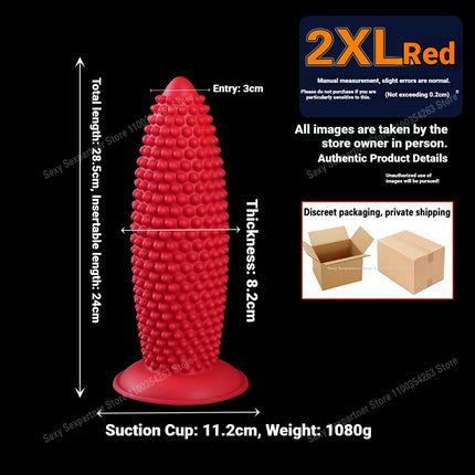 Super Big Anal Dildo Particle Stimulation Anal Plug 6xl Fisting Dilatador Anal Balls Silicone ButtPlug Anal SexToy For Women/Men