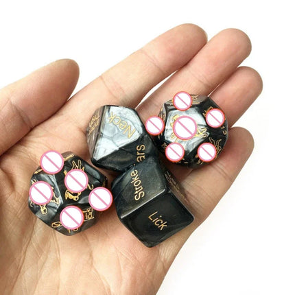 4PCS/SET Sex Dice 12 Kinds of Sex Play Positions Adult Game Sm Play Roles Flirt Sex Products Bdsm Toys Erotic Goods