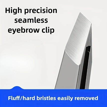 Professional High-Precision Tweezers for Eyebrows, Facial Hair, and Ingrown Hair Removal for Women and Men, Stainless Steel Clip