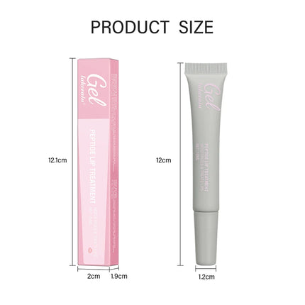 Moisturizing Lip Balm Nourishes Peptide Moisturizes Lightened Remove Dead Skin Lip Lines Anti-chapping Caramel Lip Care Gel