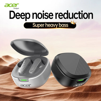 Acer Ohr503 Wireless Bluetooth Headphones with In-Ear Design, High-Definition Sound Quality, Noise Reduction for Calls, Comfortable to Wear, Suitable for Sports, Running, and Cycling, Compatible with Mobile Phones and Tablets
