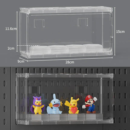 Nordic-Style Wall-Mounted Storage Pegboard: Drill-Free Headphone & Keyboard Stand for Gaming/Study Rooms, Also for Display
