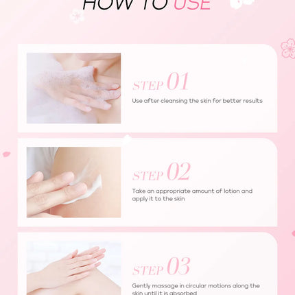 Japan Sakura Underarm Tightening Cream Knee Buttocks Dark Skin Bleach Improve Melanin Pigmentation Dull Moisturizing Brighten