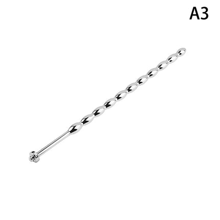 【AD】Metal Urethral Horse Eye Stimulator Steel Bead Penis Plug Insert Catheter Expander For Male Masturbator Sex Toy