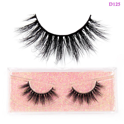 LEHUAMAO 3D Mink Lashes Makeup Eyelashes Fluffy Natural long fake lashes Full stripe reusable False Eyelash Extension 1 Pair