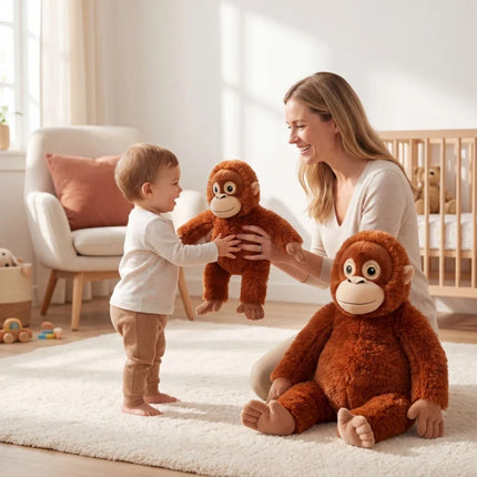 66cm Soft Gorilla Monkey Plush Toy Animal Pillow Gift for Children And Girlfriends - Birthday Or Christmas Plushie