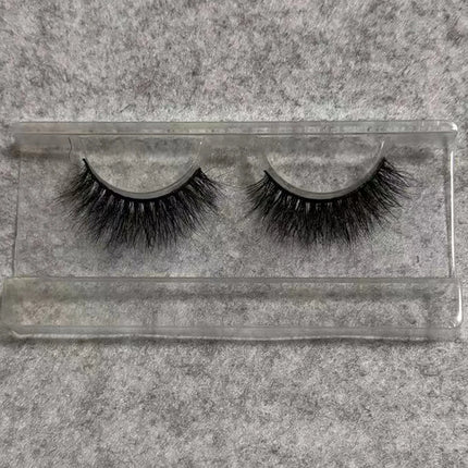 Dropshipping Wholesale Natural Wispy 3d Mink False Lashes Makeup Mink Fake Eyelashes With Soft Band Make-up For Women