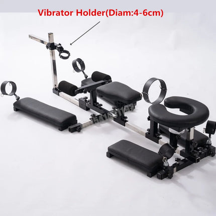 Bdsm Sex Furniture Bondage Chair With Vibrating Dildo Machine Hands Legs Restraint Frame Sexual Bed Adult Couple Erotic Games