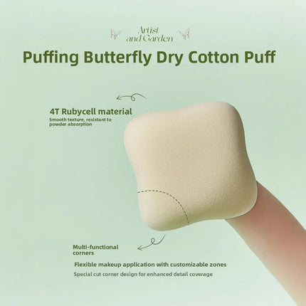 Artist Series Mini Finger Sponge Waterdrop Shape Peach Shape Hydrophilic Polyurethane Dry Sponge for Makeup Application