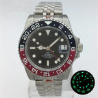 Red GMT hand style 2 / NH34 solid back