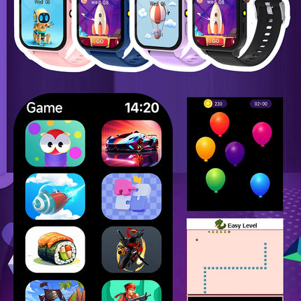 2025 New Smart Watch For Children HD Touch Screen Camera 18 Games Sleep Monitoring Alarm Clock Calculator Birthday Gift Boy Girl