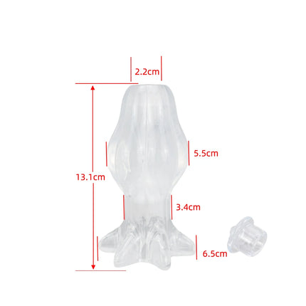 4 Sizes Butt Anal Plug Hollow Anus Open Tunnel Vaginal Dilator Training Ass Enema Dilatador Masturbator Sex Toys For Men Gay