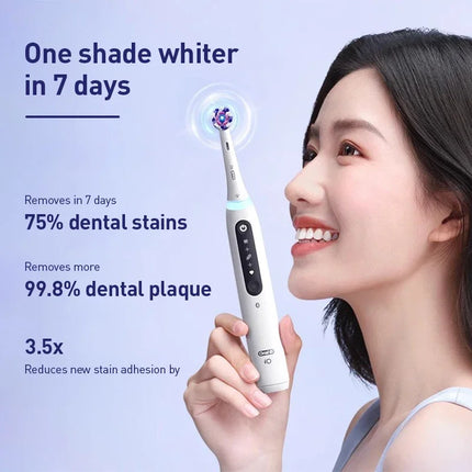 Oral B Electric Toothbrush IO5 Professional Whitening Tooth Brush 5Modes Intelligent Magnetic Tech Pressure Sensor 2min Timer