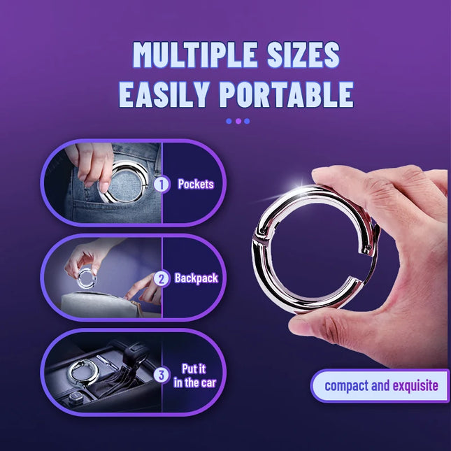Runyu Metal Sperm Locking Ring, Adjustable Weight-Bearing Ring, Exercise Ejaculation Delay, Scrotal Restraint, Adult Cock Supplies