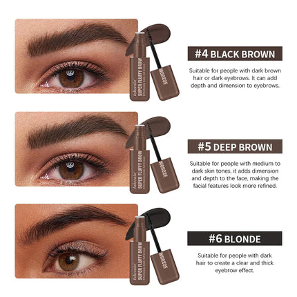 Superfluff Volumizing Brow Mousse Tint for Eyebrows Tinted Brow Gel  Brown Long Lasting Waterproof Eyebrow Tattoo  Dye Cosmetics