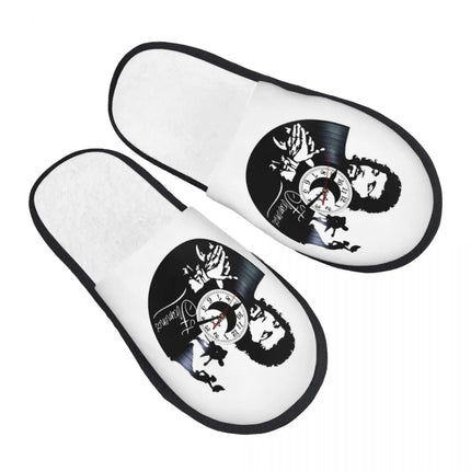 Custom Camaron De La Isla Memory Foam Slippers Women Comfy Warm Musician Flamenco Singer House Slippers