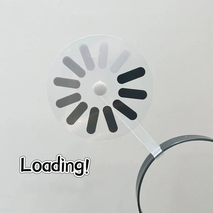 Creative Loading Headband/Hairpin Set for Women Girls, Rotation Funny Brain Loading  Hair Bands Hair Clip Party Props Accessory