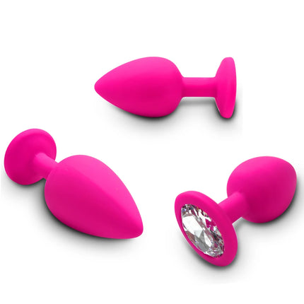 3 Sizes Soft Silicone Anal Plug Mini Butt Plug Erotic Sex Toys for Men Women Gay Couples Adult Anal Prostate Stimulator Dildo