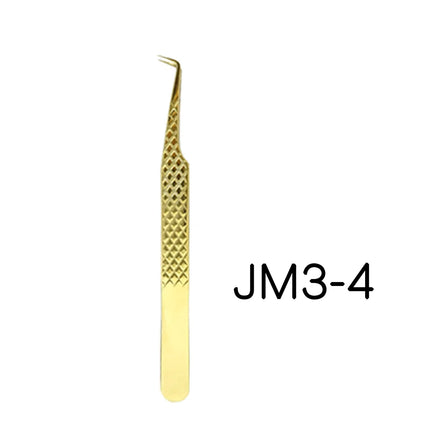 False Eyelash Tweezers For Fake Eyelashes Extensions Individual Curved Strip Lashes Eyebrow Hair Clip Tongs Nail Art Makeup Tool