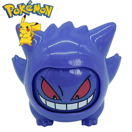 Pokemon Anime Genuine Pikachu Bulbasaur Pokeball Model Set Eevee Gengar Mewtwo Action Figure Face-Changing Doll Elf Ball Toys