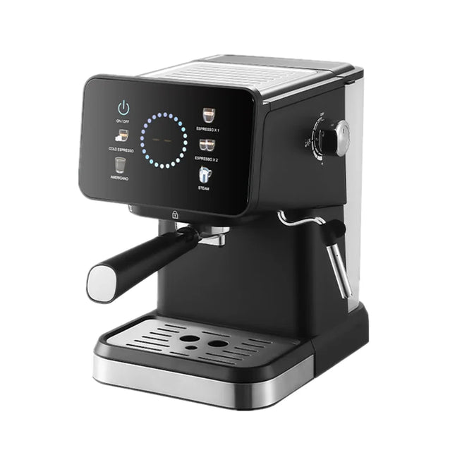 20 Bar Pressure, Dual Brew (Hot/Cold), Smart Touchscreen, Milk Frother, Fast Heating, Energy Saving - Perfect for Home Baristas