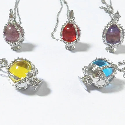 Anime Puella Magi Madoka Magica Kaname Madoka Akemi Homura Cosplay Soul Gem Necklace Crystal Choker