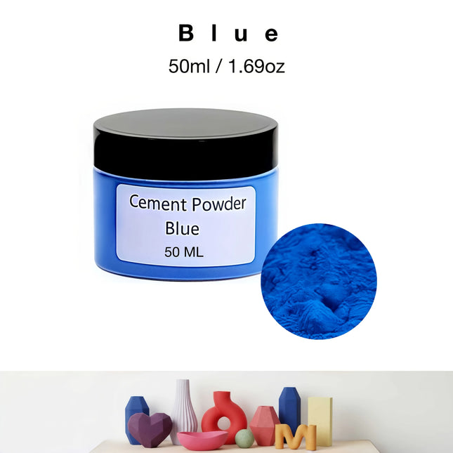 50 Ml/1.69 oz Gypsum Pigments, 12 Colors Available - Water-Based Coloring Agents for Gypsum, Epoxy Resin Crafts, and Jewelry Making. Powdered Paint Pigments for Resin Crafts DIY Jewelry Making, Handmade Candle Coloring, Cemen