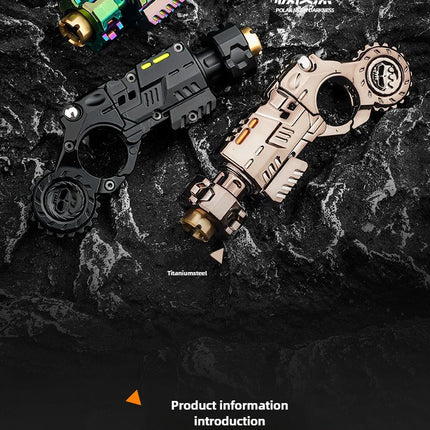 Metal Alloy Shell-Ejecting Toy Pistol Set Fun Shooting Sensory Toy Stress Relief EDC Office Desk Gadget Gift for Boys Adults