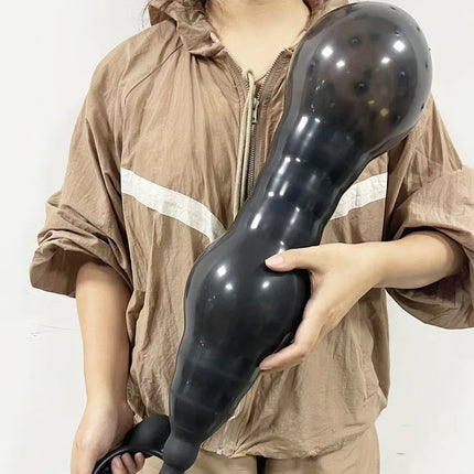 Gas Charging Ass Orgasmic Dilatation Inflatable Anal Beads Plug Speculum Buttplug Prostate Stimulator Anus Masturbador Masculino