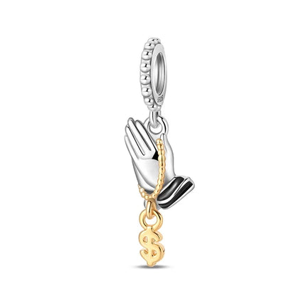 Lucky 925 Sterling Silver Money Tree Lucky Cat God of Wealth Dollar Treasure Charm Fit DIY Bracelet Necklace Good Luck Wish Gift
