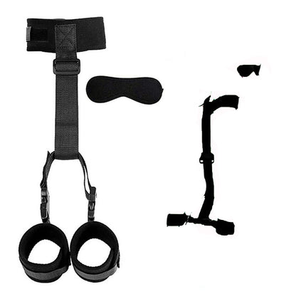 Couple BDSM Handcuff Sex Toy Adult SM Slave Game Eye Blinder Hand Restraint Bondage Set Adjustable Female Handcuffs Eye Patch