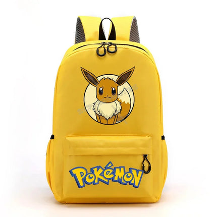 Pokemon Pikachu SchoolBag Primary School Bookbag Large-capacity Kids Backpack Boy Girl Knapsack High-quality Backpack Laptop Bag