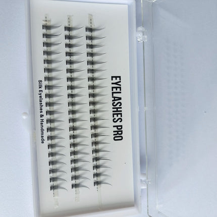 MU001 DIY Hand Made Eyelash Extension Segmented Flase Lashes Dramatic Lash Bundles Soft Ribbon Strip Eyelashes Makeup Lashes NEW