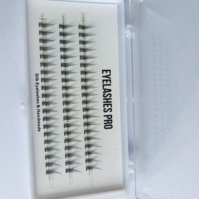 MU001 DIY Hand Made Eyelash Extension Segmented Flase Lashes Dramatic Lash Bundles Soft Ribbon Strip Eyelashes Makeup Lashes NEW